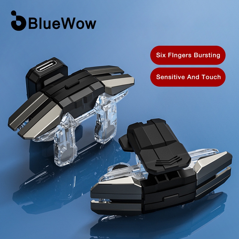 BlueWow JS65 Gamepad Joystick For Pubg Mobile Controller High Frequency ...