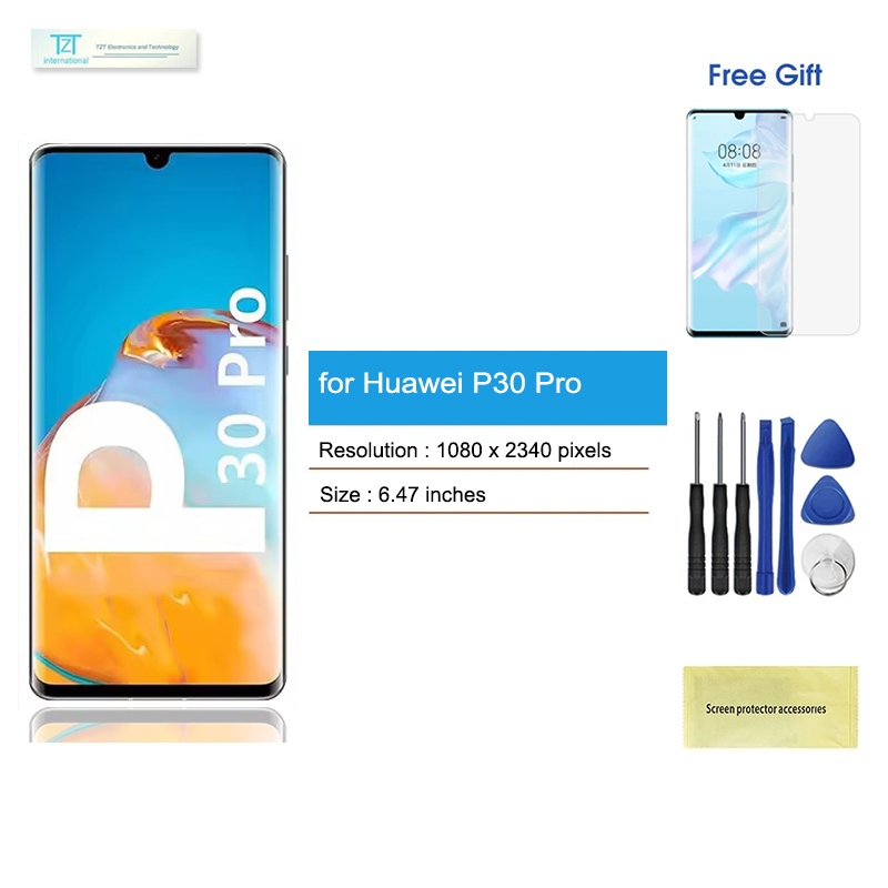 Super Amoled for Huawei P30 Pro LCD Display Touch Screen Replacement ...