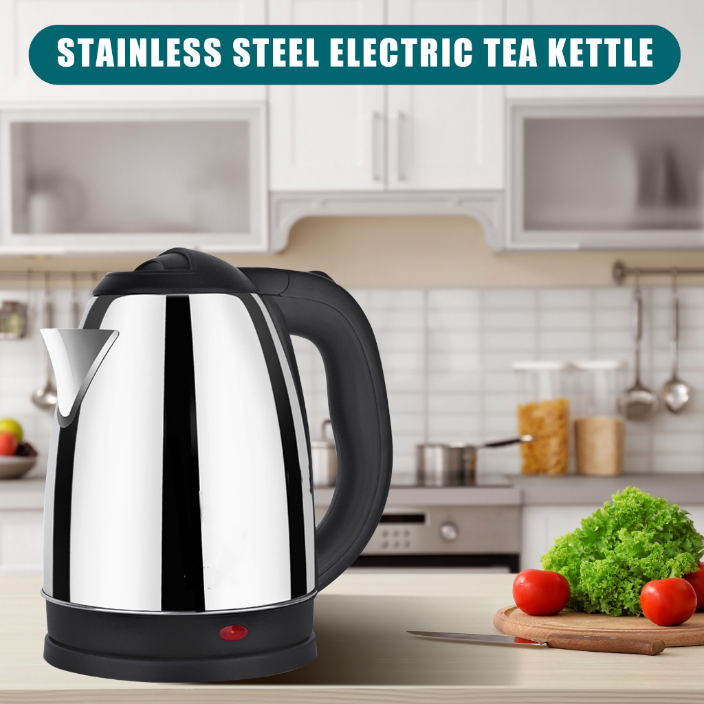 2L Stainless Steel Electric Kettle Tea Kettle with Auto Shut off and ...