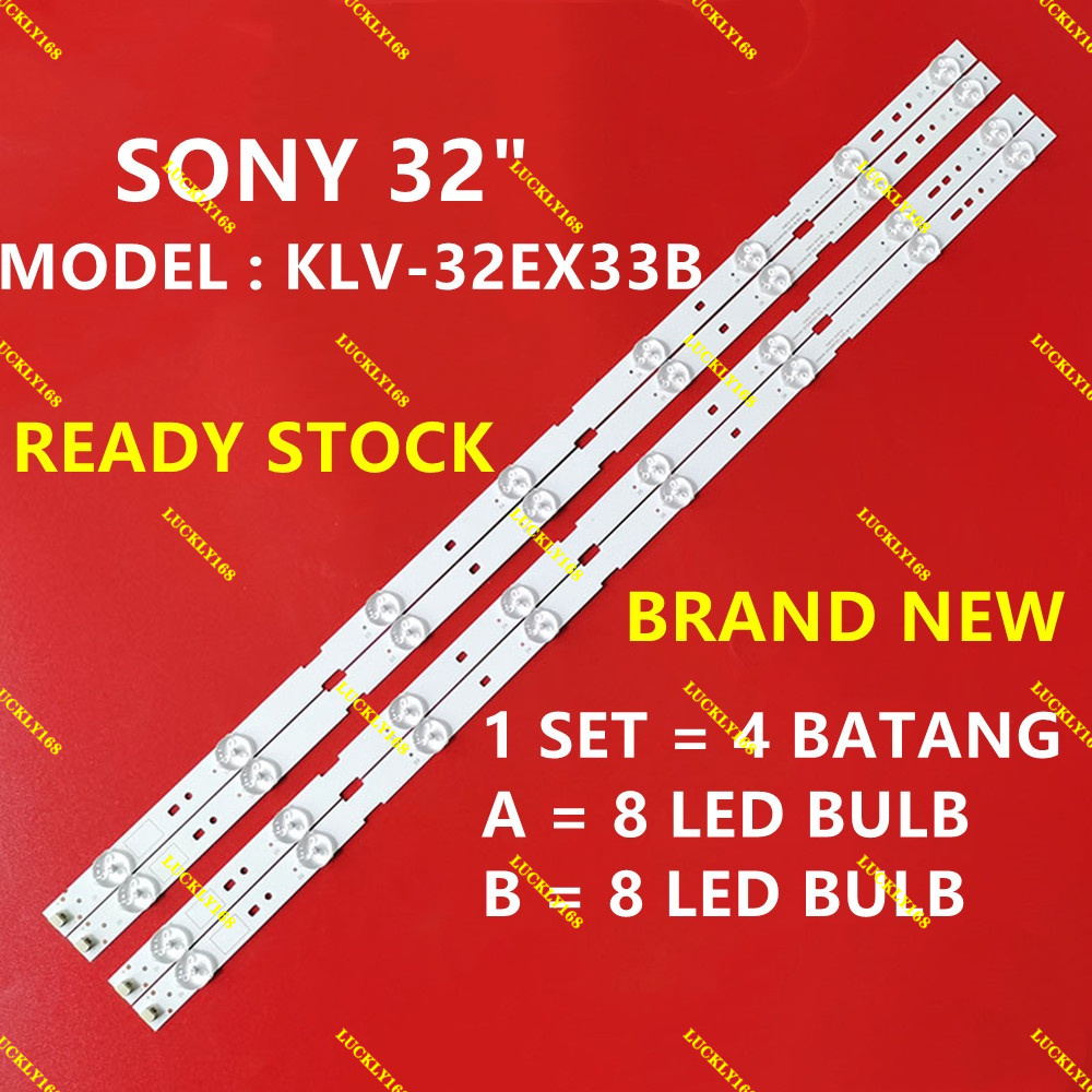 KLV-32EX33B SONY 32 INCH LED TV BACKLIGHT ( LAMPU TV ) KLV-32EX33 32 ...
