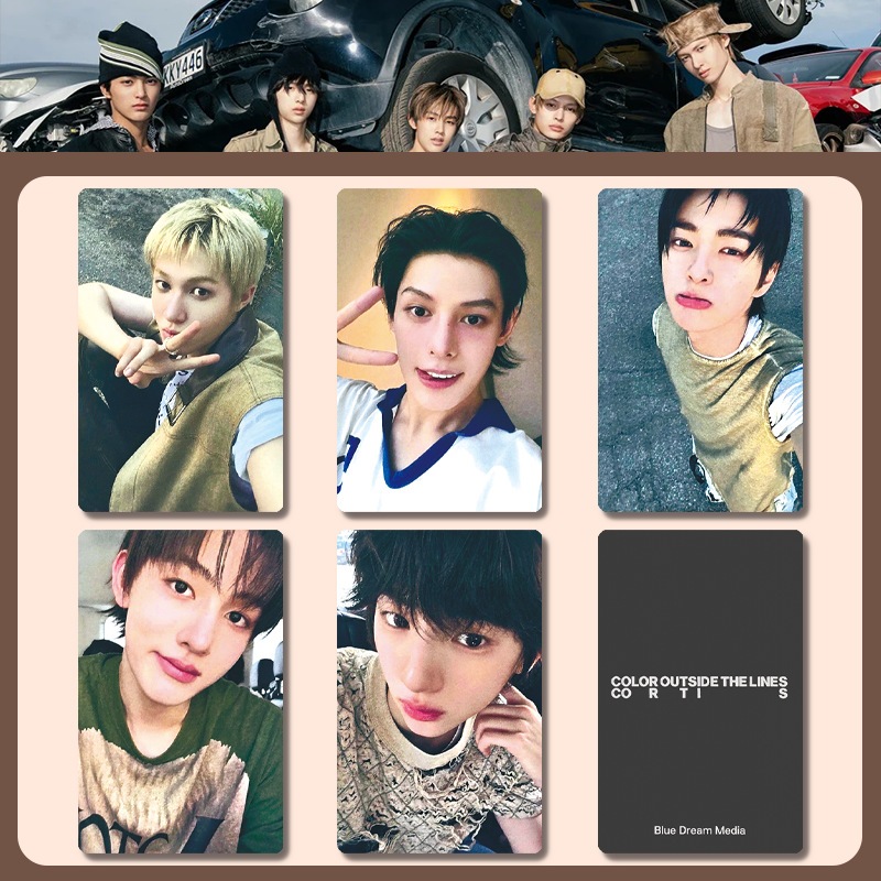 5-92pcs CORTIS COLOR OUTSIDE THE LINES Album Lomo Cards yes24
