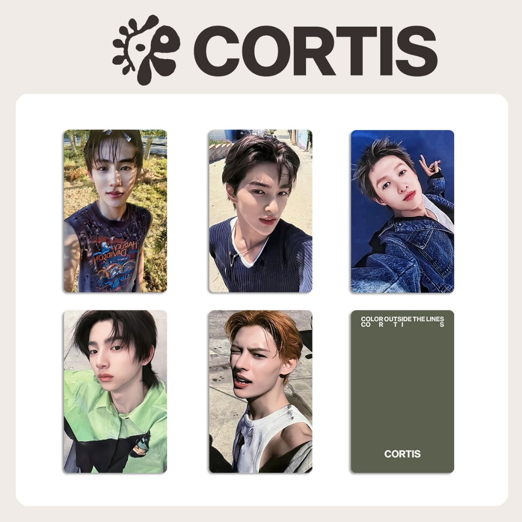 5-92pcs CORTIS COLOR OUTSIDE THE LINES Album Lomo Cards yes24