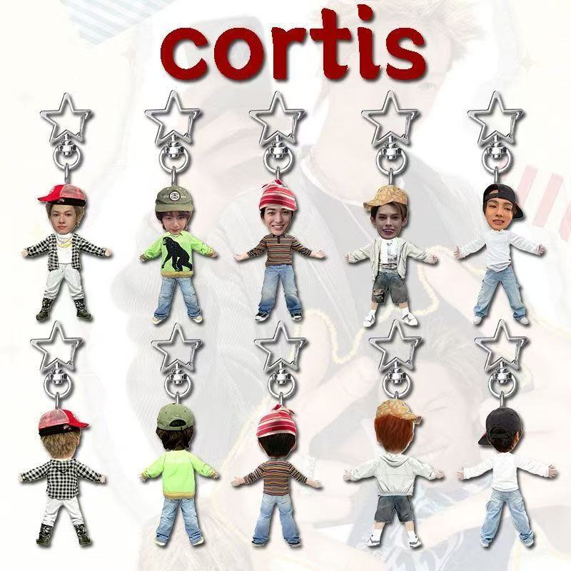 CORTIS Merchandise Star Buckle Pendant Keychain Creative Mouse Dry High ...