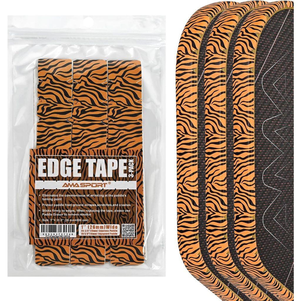 Pickleball Paddle Edge Guard Tape Perfect Fit Pickle Ball Paddle Edge Protection Tape No Wrinkling White Standard Width - View #7
