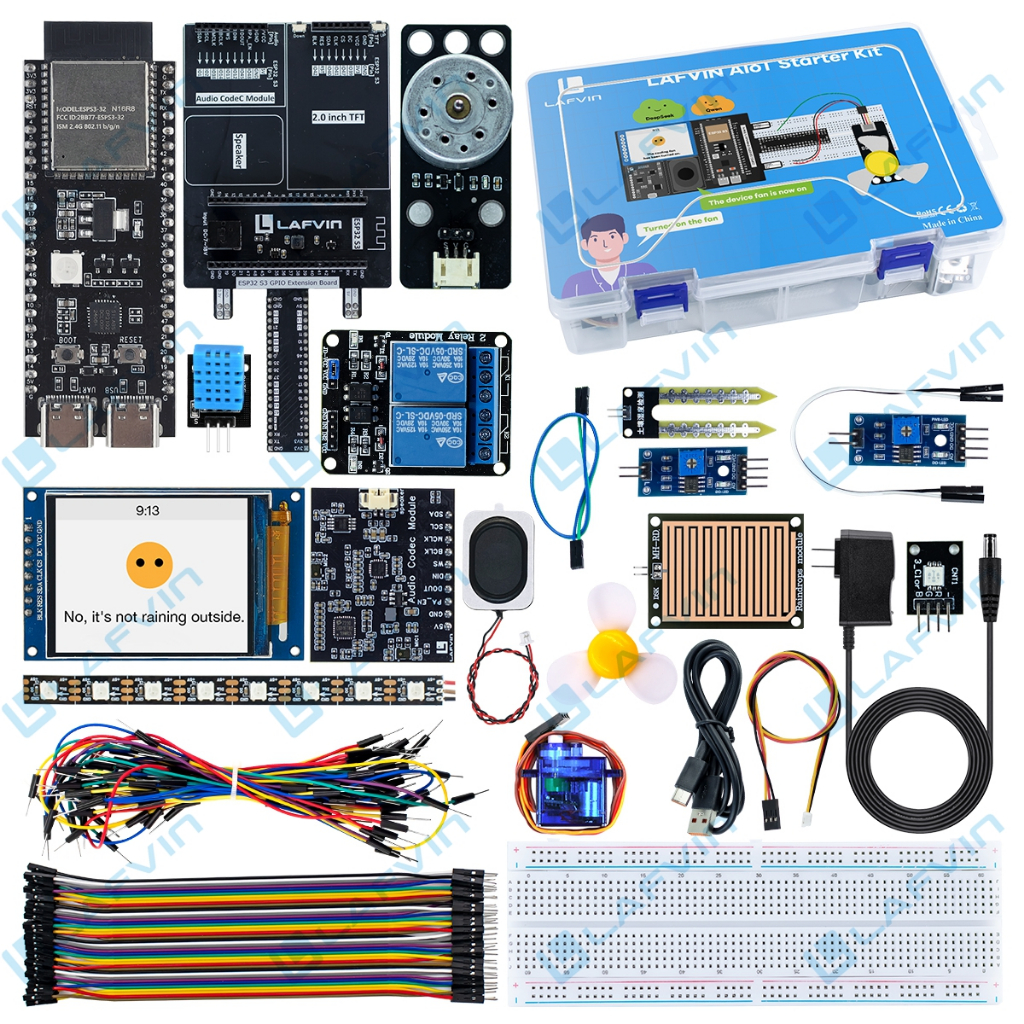 LAFVIN AIoT Starter Kit with ESP32-S3 for Arduino IDE Learning about ...
