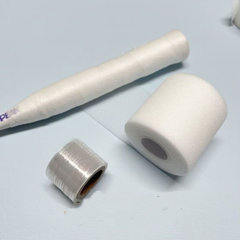 Badminton Grip White Cushion Wrap PE Tennis Racket Grip Tape Backing ...