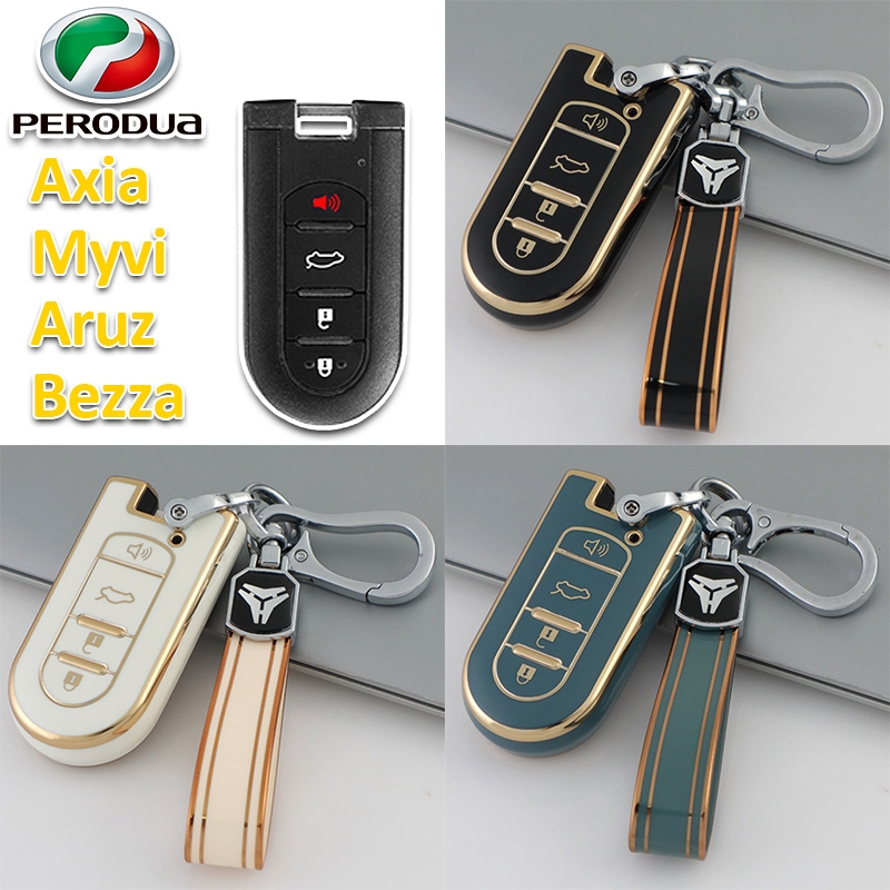 Perodua key cover for Axia Myvi Aruz Bezza key casing remote Bezza 2025 ...