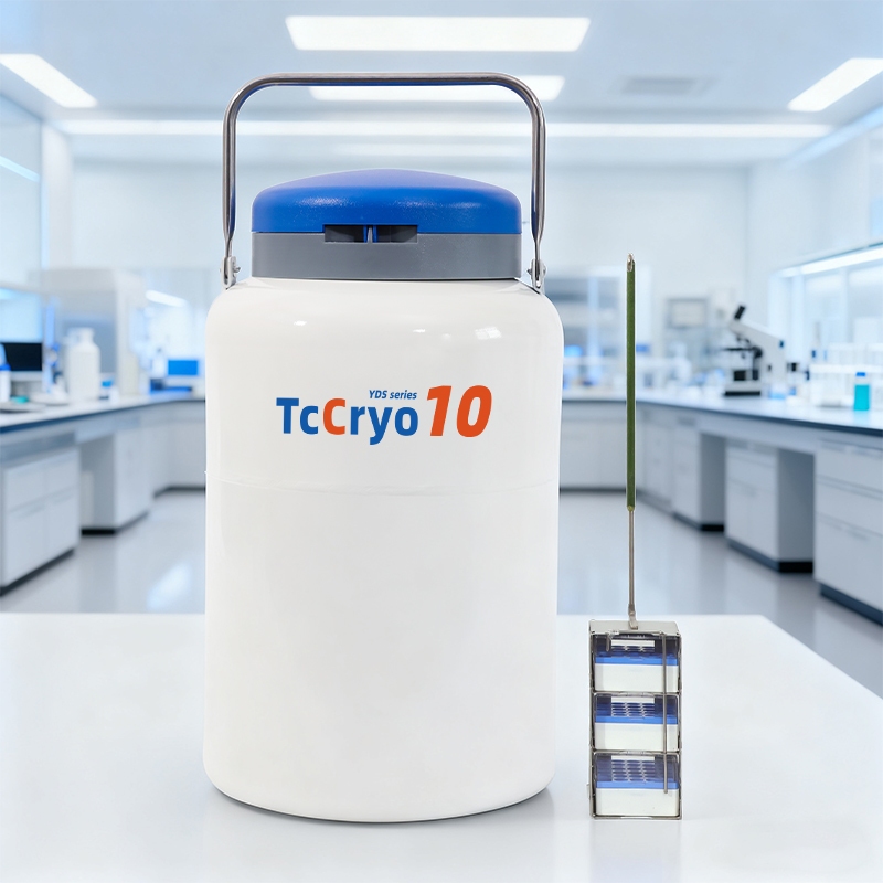 TcCryo Customized 10L Laboratory Wide Mouth Biological Sample Storage ...