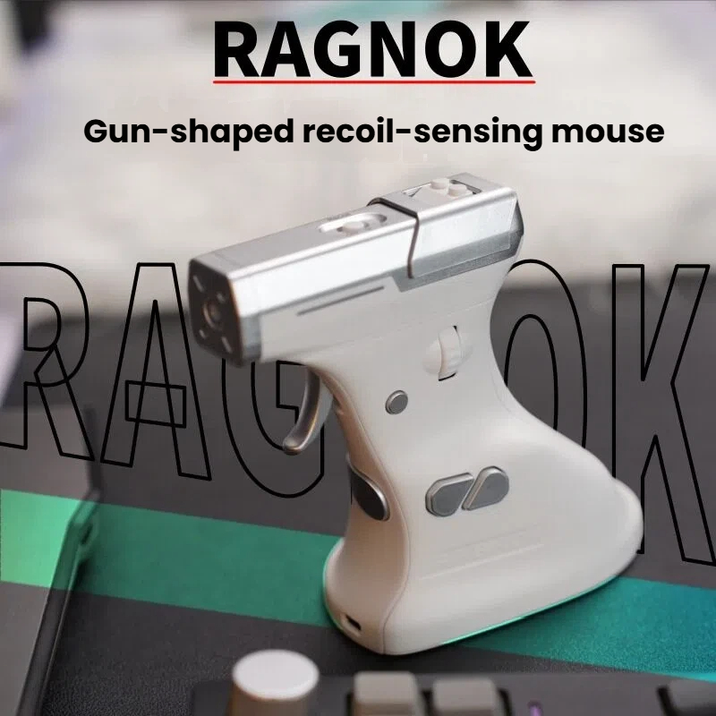 Gun Type Mouse Shooting Game Standing Handle Grip Trigger Pistol ...