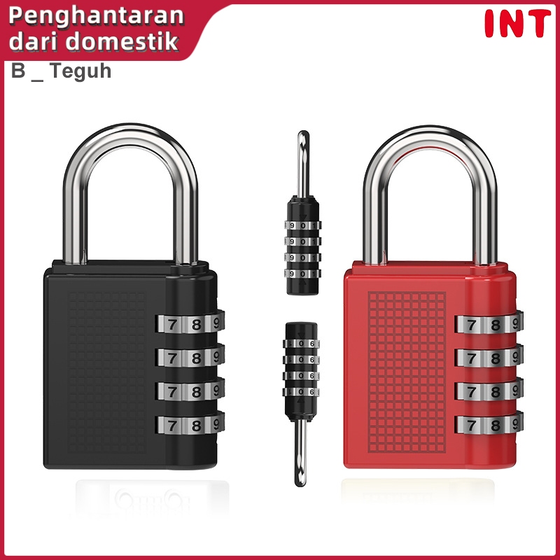 4-Digit Combination Padlock, Heavy Duty Waterproof Password Lock for ...