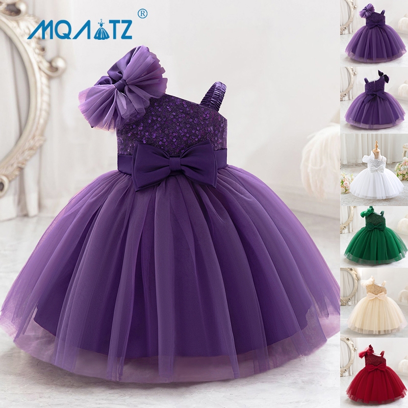 strapless open back dress Deep Purple Velvet Plus Size Toddler Girl's Dress  Nancy Long Sleeve   WonderlandByLilian