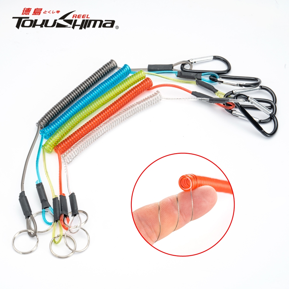 1PCS Fishing Extendable Spring Rope Security Hiking Fishing String Anti ...