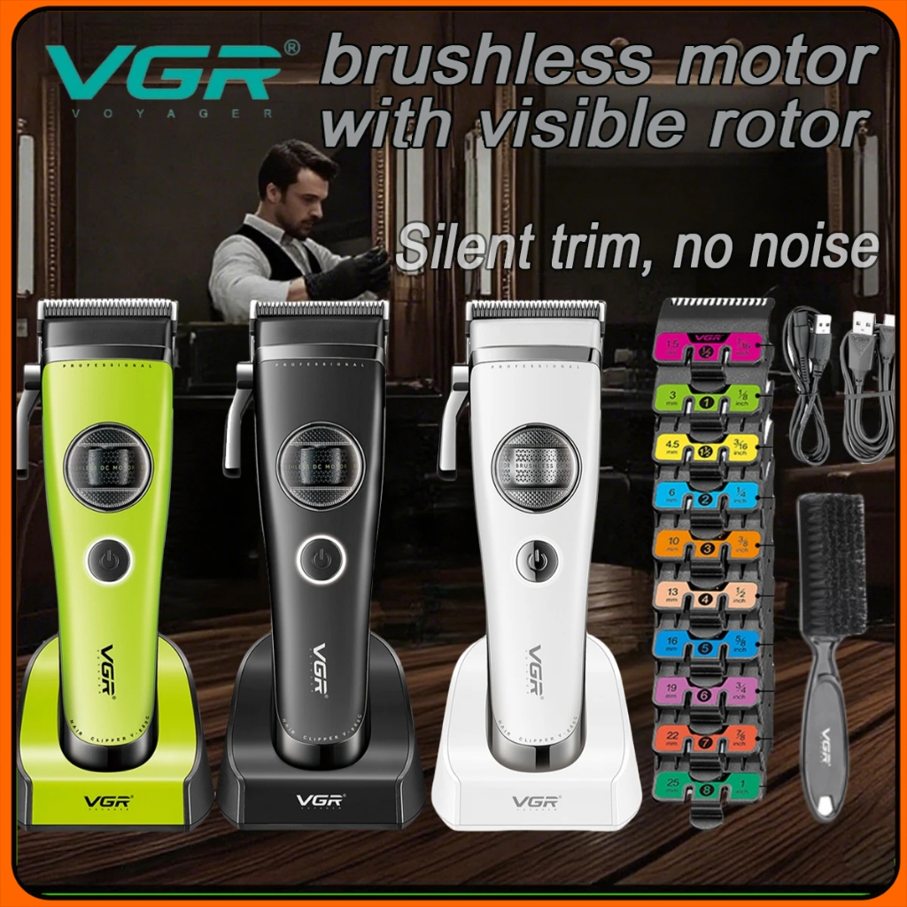【KL Stock】VGR V-880 Newly launched brushless visible rotation motor ...