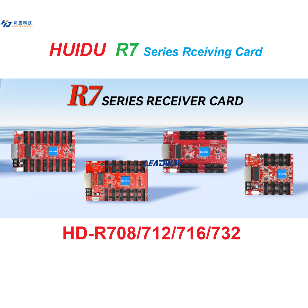 Huidu HD-R708 R712 R716 Receiving card LED display Led Wall Screen ...