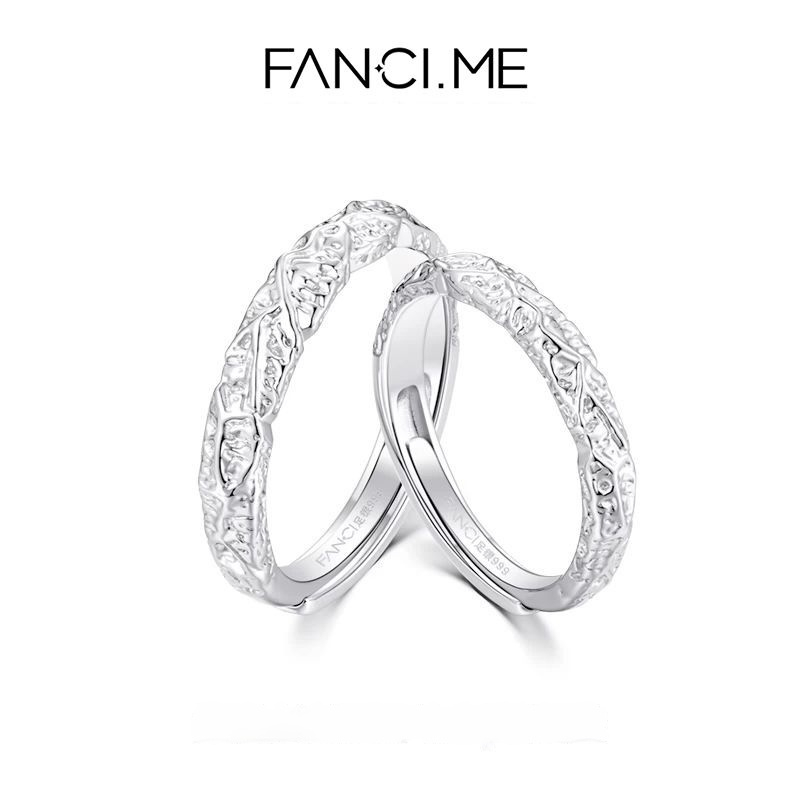 Fanci me Lava Love Couple Rings 999 Sterling Silver for Girlfriend ...