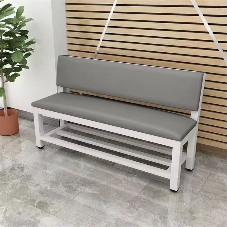 Waiting chairs rest chairs benches with backrests shoe-changing stools ...
