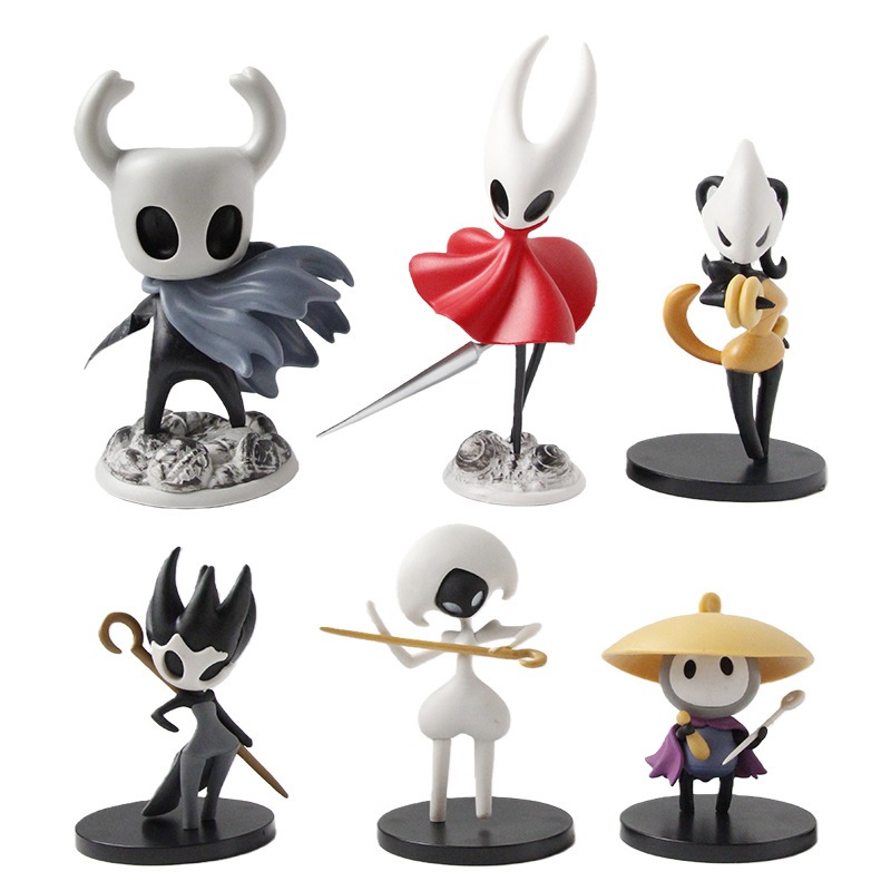 6Pcs Hollow Knight Silksong Action Figures Hornet Lace Shakra Sherma ...