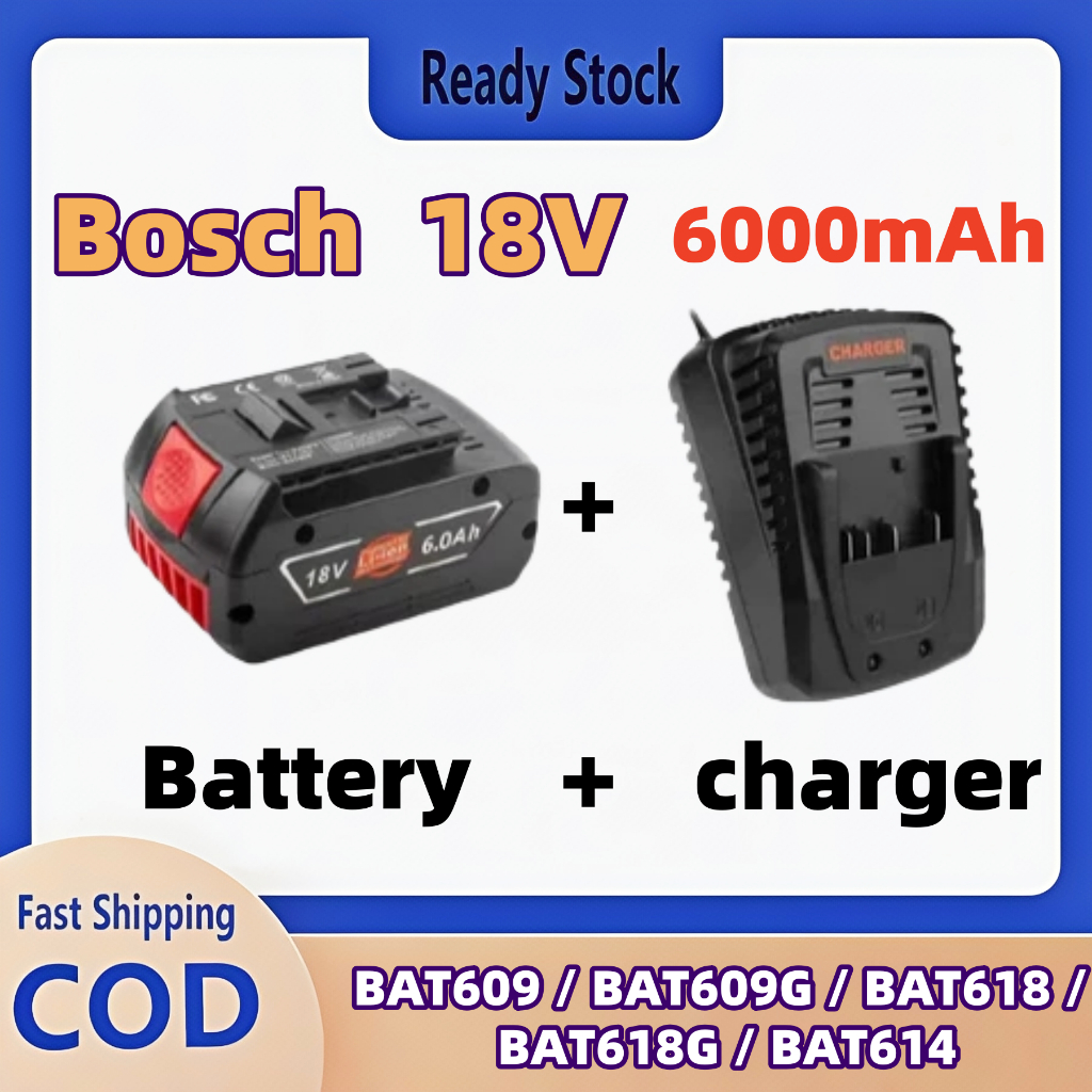 2 Pack 7.0Ah 18V Li-ion BAT609 Replacement For Bosch Battery Compatibl - View #10