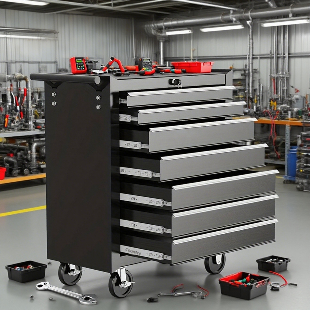 7Drawer Tool Cabinet Troli Auto Car Repair Mobile Tool Trolley ...