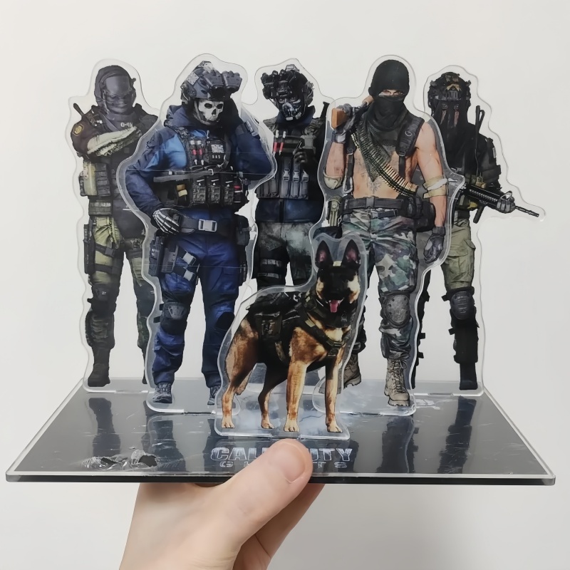 Call of Duty Acrylic Stand Figure Ghost Konig Krueger Keegan Nikto 15cm ...