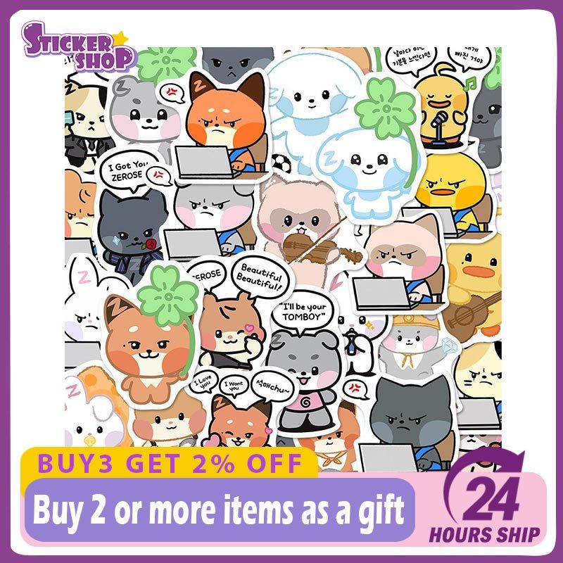 54pcs Cartoon ZEROBASEONE Sticker DIY Phone Water Cup Waterproof ...