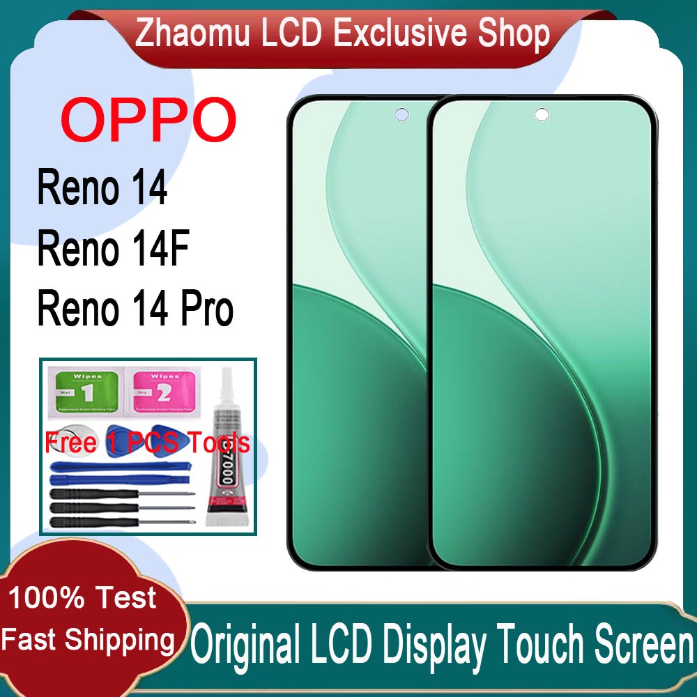 Original AMOLED OPPO Reno 14 14F 14 Pro 5G LCD Display Touch Screen ...