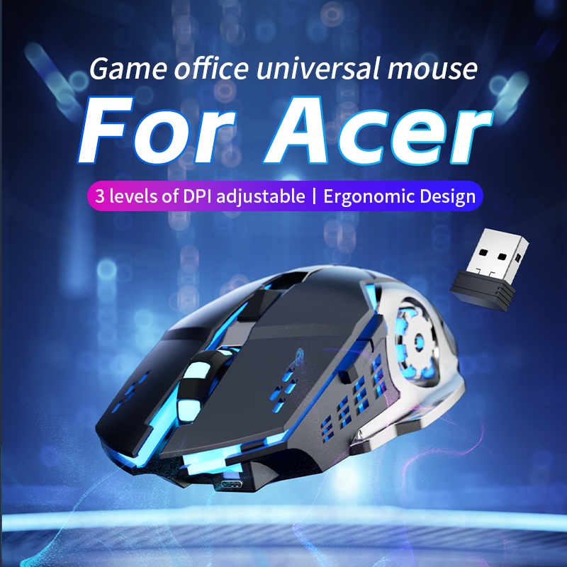 For Acer Laptop Wireless Mouse High configuration Optical Ergonomic ...