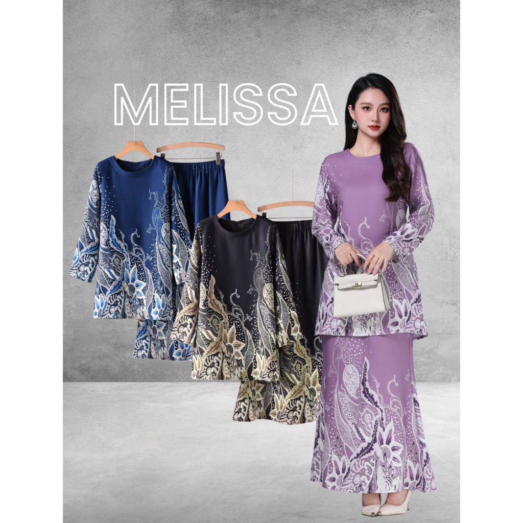 New! Exclusive Batik Kurung XS-5XL baju raya 2026 Floral Grace- Baju ...