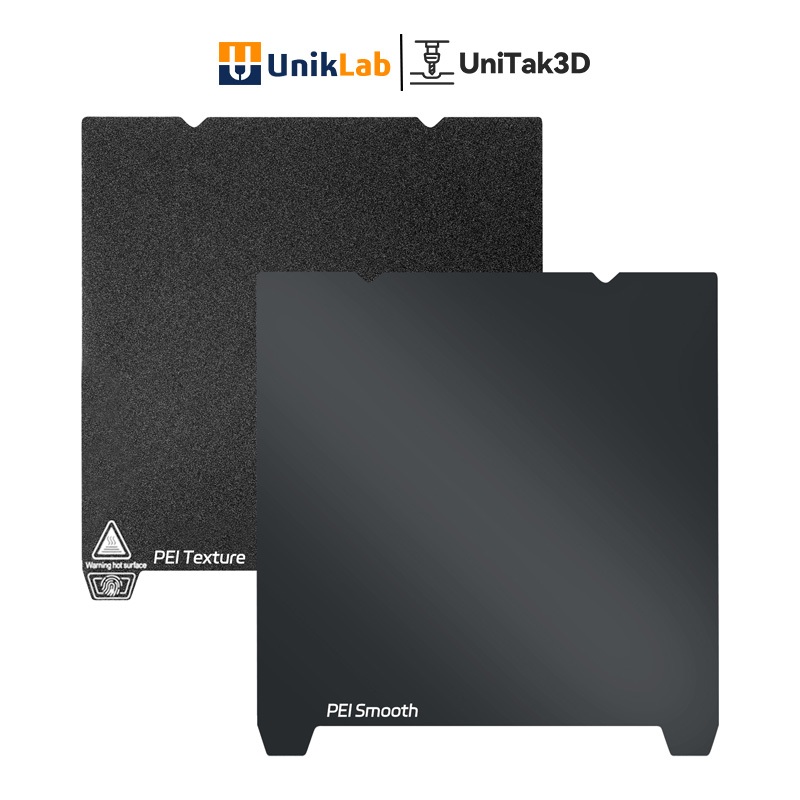 UniTak3D PEI Druckplatte 235x235 Mm – Doppelseitig Glatt & Strukturiert Für Ender 3 V3 SE Und Creality K1