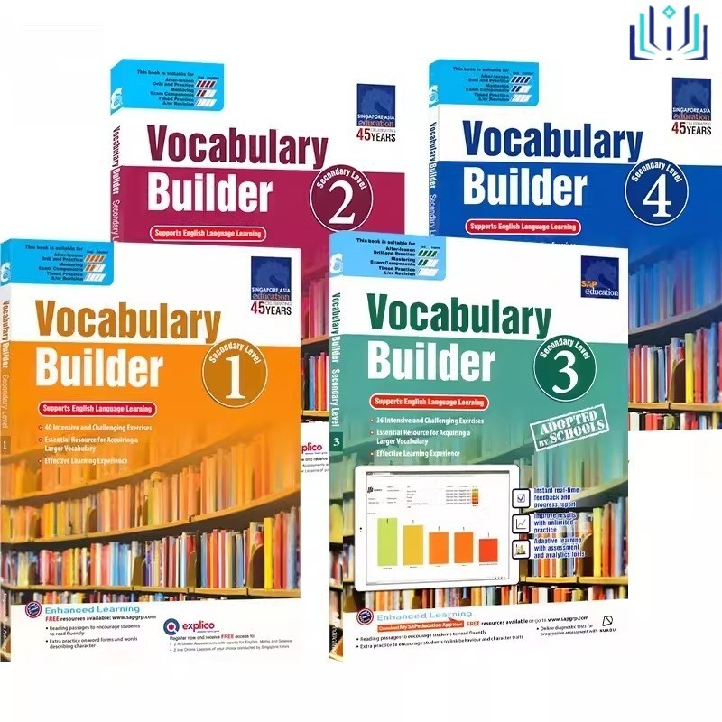 English “SAP Vocabulary Builder Secondary Level 1/2/3/4”Junior High ...