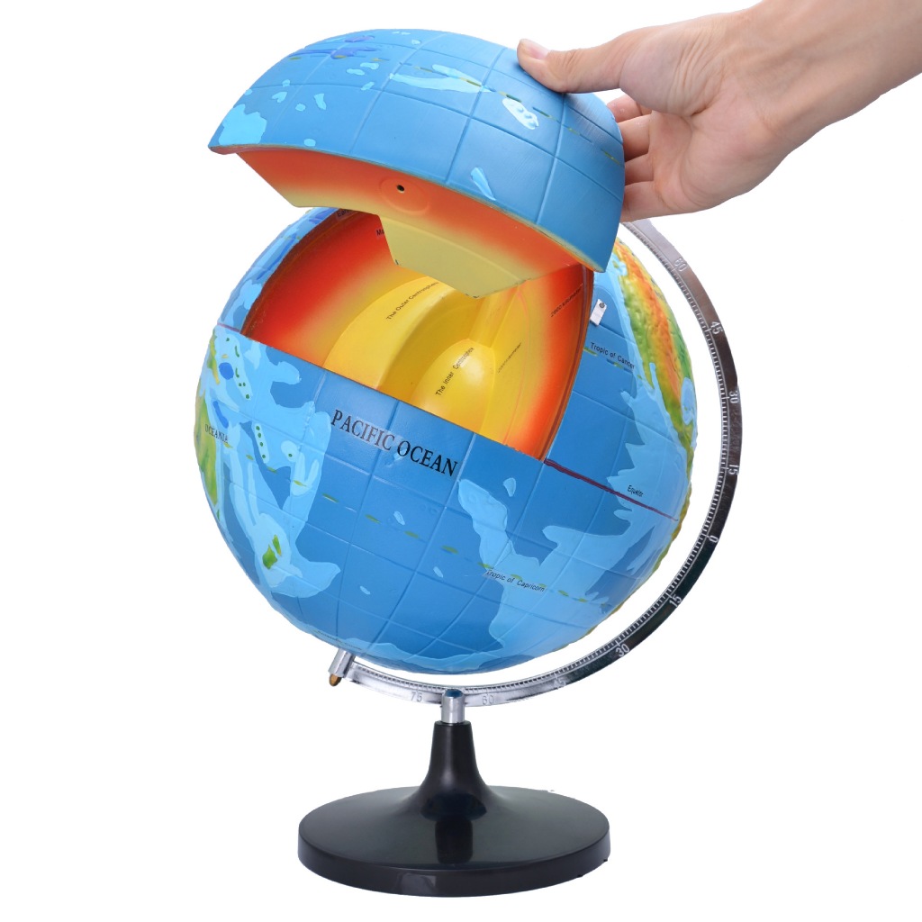 New Hot W&F 32CM Globe Earth with internal structure World map 🌍 ...