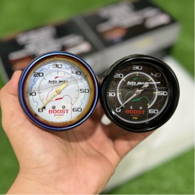 Auto Meter Boost Blower Meter 35PSI / 60PSI – Universal 4x4 Diesel ...