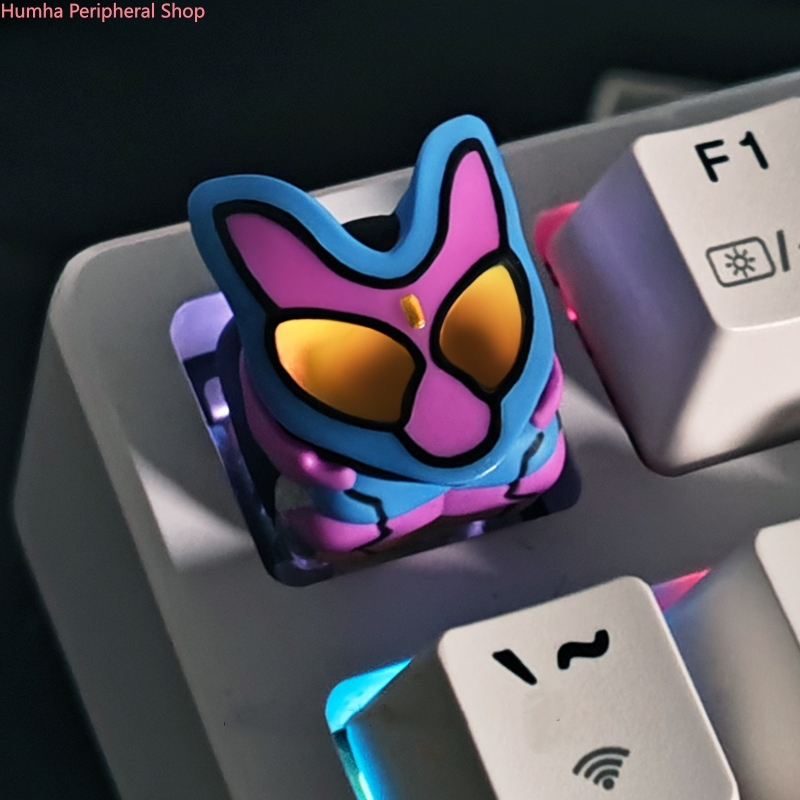 Humha artisan keycap MASKED RIDER→KAMEN RIDER theme keycap Hand made ...
