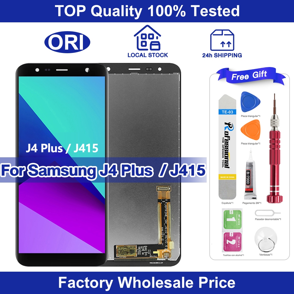 LCD For Samsung J4+ 2018 J4 Plus J415 J410 J610 J6+ J6 PLUS LCD Display ...