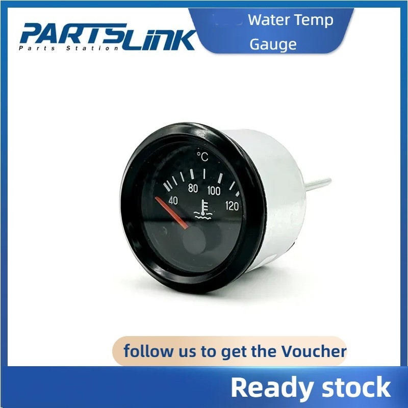 KUS Marine & Truck Water Temperature Gauge - 40-120°C, 12-24V, Analogue Display - Part #40119