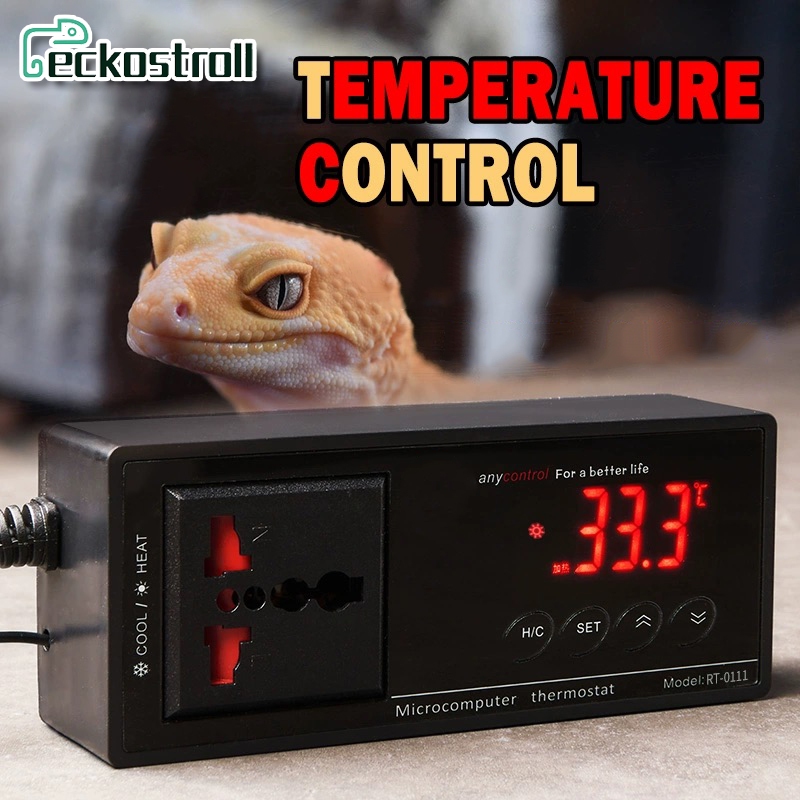 Digital LED Heating and Cooling Temperature Controller, Reptile ...