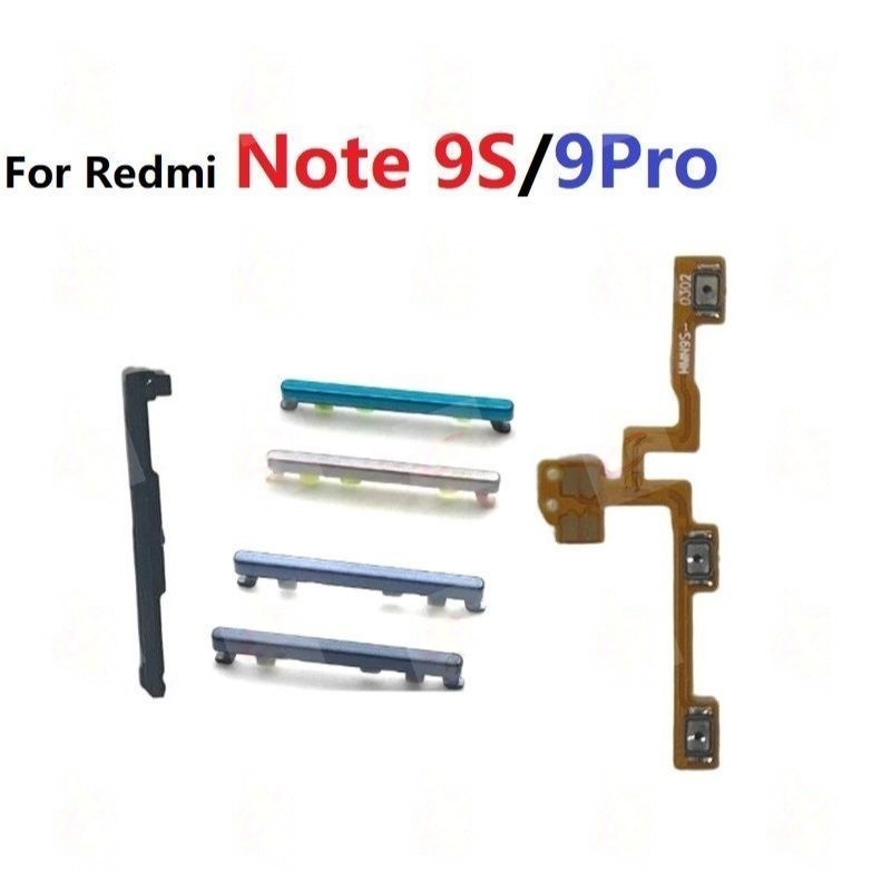 Power switch volume button on off flex for Redmi Note 9 Pro 9S button ...