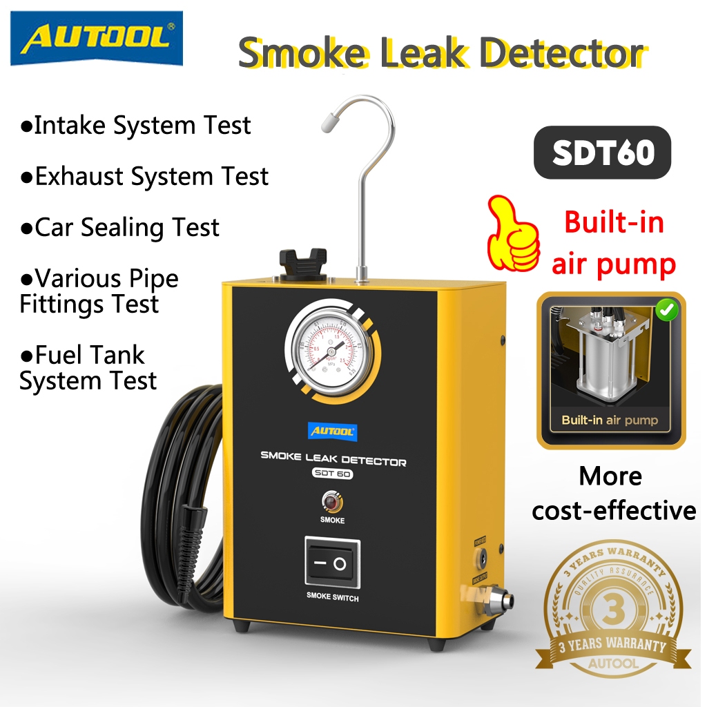 AUTOOL SDT60 Car EVAP System Smoke Detector Tester Pipe Leak Locator ...