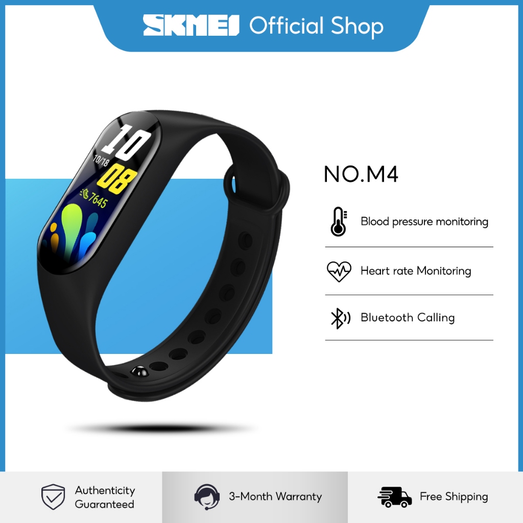 【Next Day Delivery】M4 Smart Bracelet Sport Fitness Tracker Pedometer Heart Rate Blood Pressure Bluetooth Smartband IOS Android
