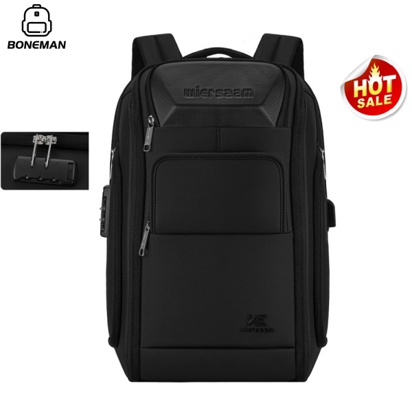 BONEMAN Anti-theft Men's Waterproof Multifunctional USB Laptop Backpack ...