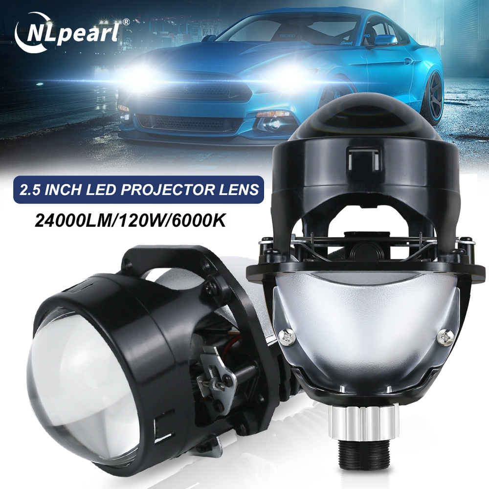 Nlpearl 2PCS 2.5 Inch Bi LED Lens Headlight Projector Lenses Led Light ...