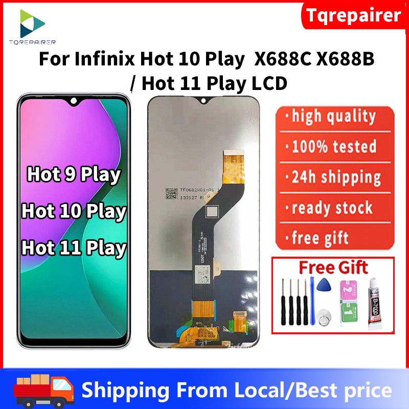 [Tqrepairer ]For Infinix Hot 10 Play X688C X688B / Hot 11 Play / Hot 9 ...
