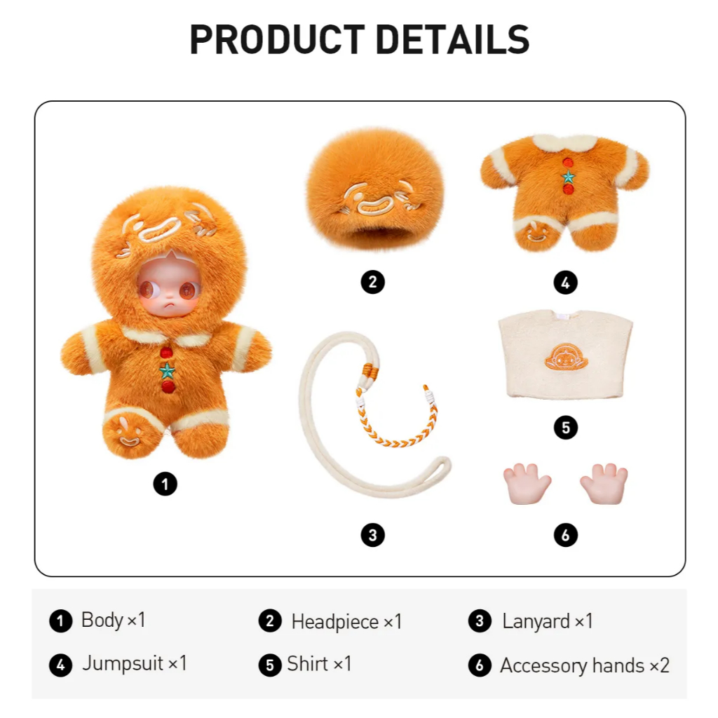 ZSIGA BJD - Zsiga Gingerbread Man 1/8 Action Figure Doll / Zsiga