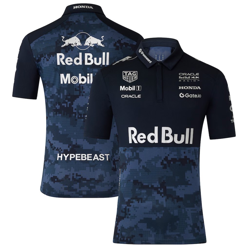 new style 2026 f1 Red Bull Racing X Hypebeast Track Polo | Shopee Malaysia