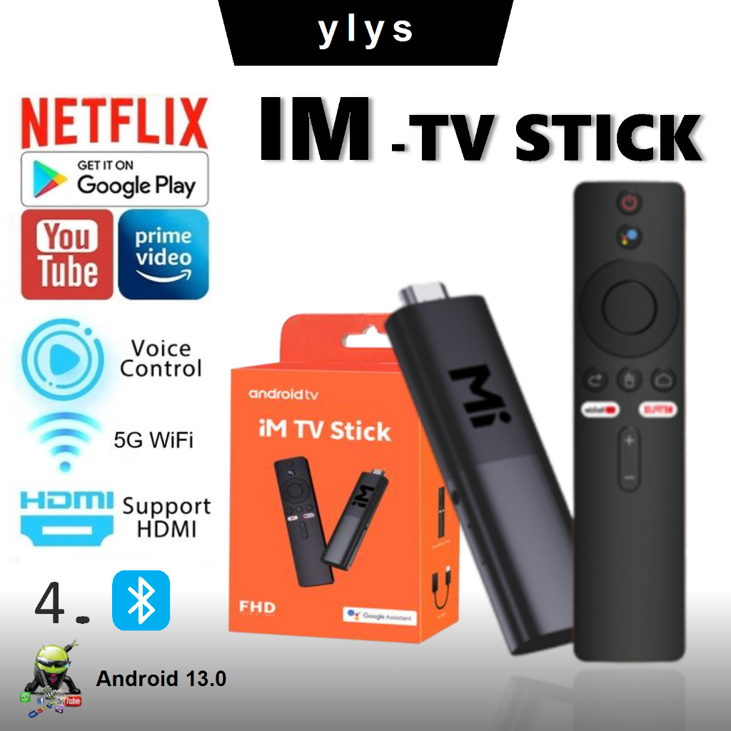 XIOMI Smart TV Stick IM Stick Android 12 System HiSilicon 3798A Chip ...
