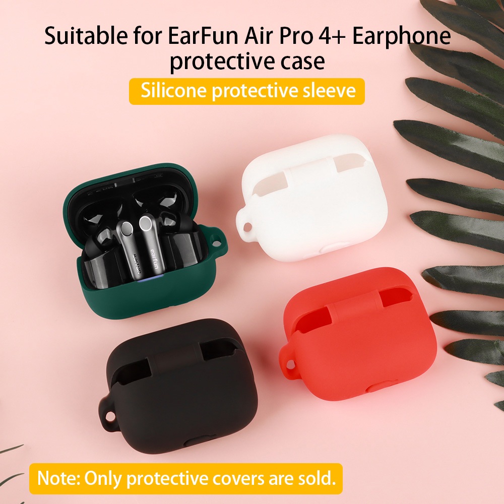 for EarFun Air Pro 4+ Case | Soft Silicone Cover [Shockproof/ Anti ...