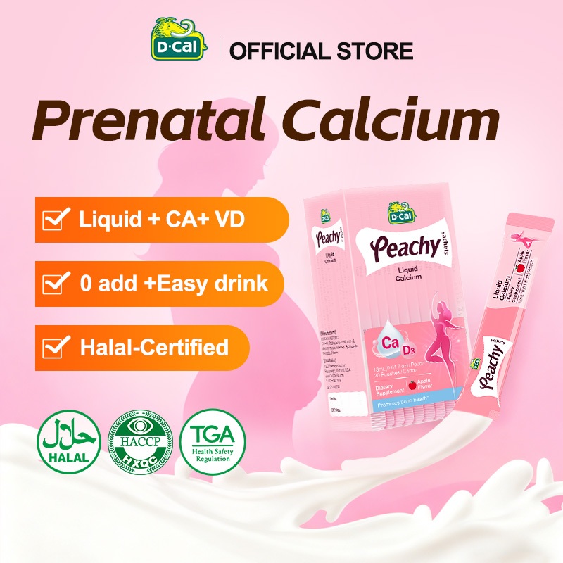 D-Cal Us Women's Calcium Citrate Liquid Vitamin D3 For Pregnancy ...