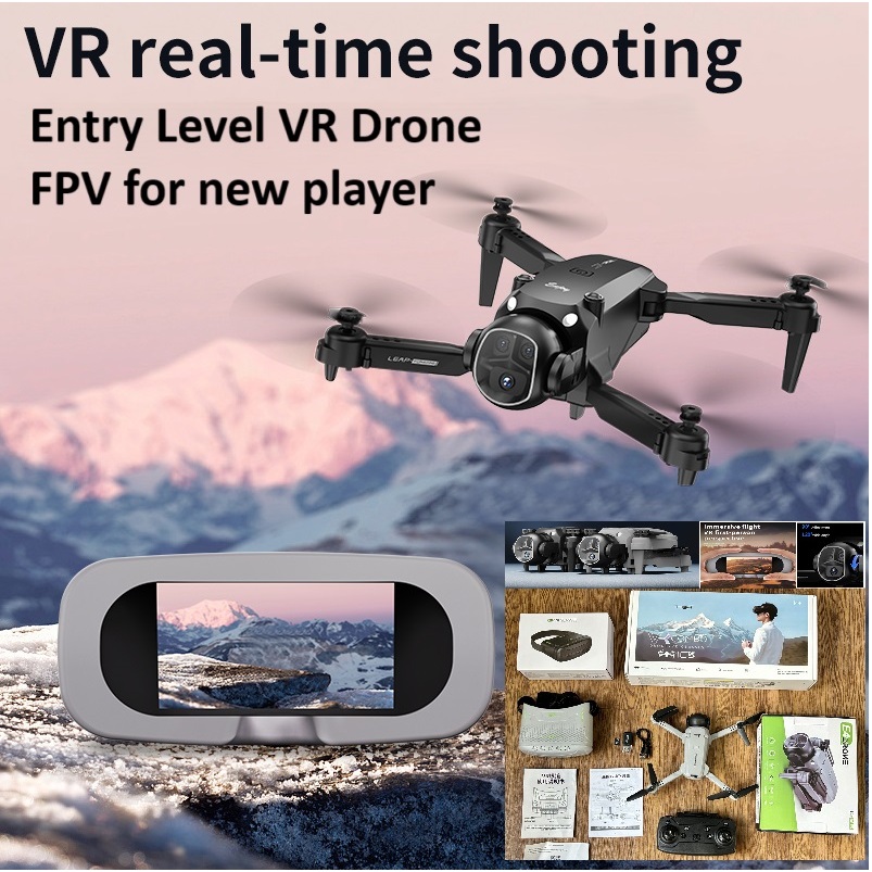 VR Drone Dual Cameras FPV Long Battery Life Toy Gift | Shopee Malaysia