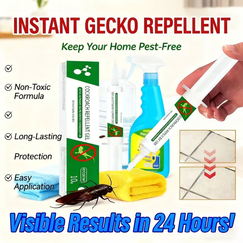 Safe Low-Toxicity Lizard & Gecko Killer Gel Bait - Advanced Formula Gel ...