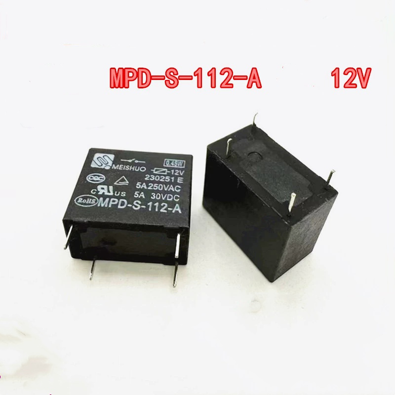 Relay MPD-S-112-A 12V 4 Pins 5A | Shopee Malaysia